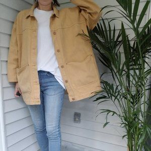 (NWT) MONKI Oversized Utility Jacket Beige M